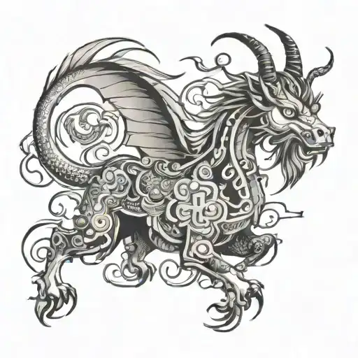 Dragon Horse And Goat Chinese