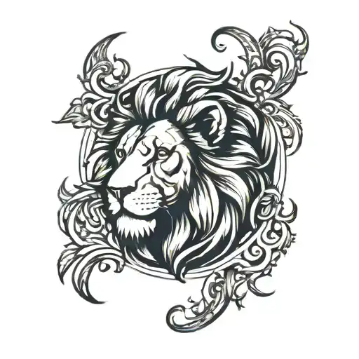 Tatoo Ideas For Leo Zodiac Sign And Lion