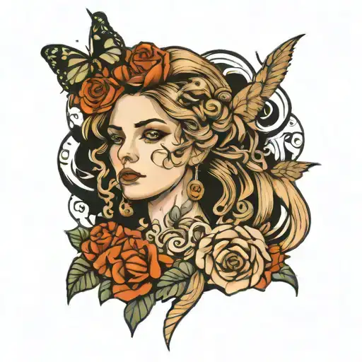 Renassaince Realism Female Face