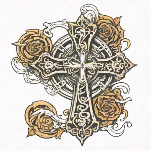 Perfect Cross With Circle Around