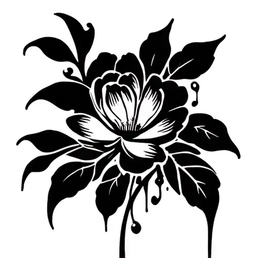 A Floral Pattern Inspired By Street Art Graffiti