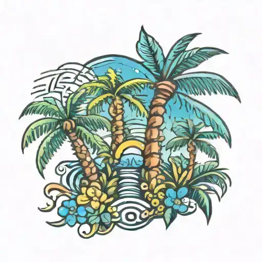 Palm Tree Zip Code 90034