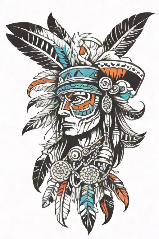 Native American Greg Overton Art Style
