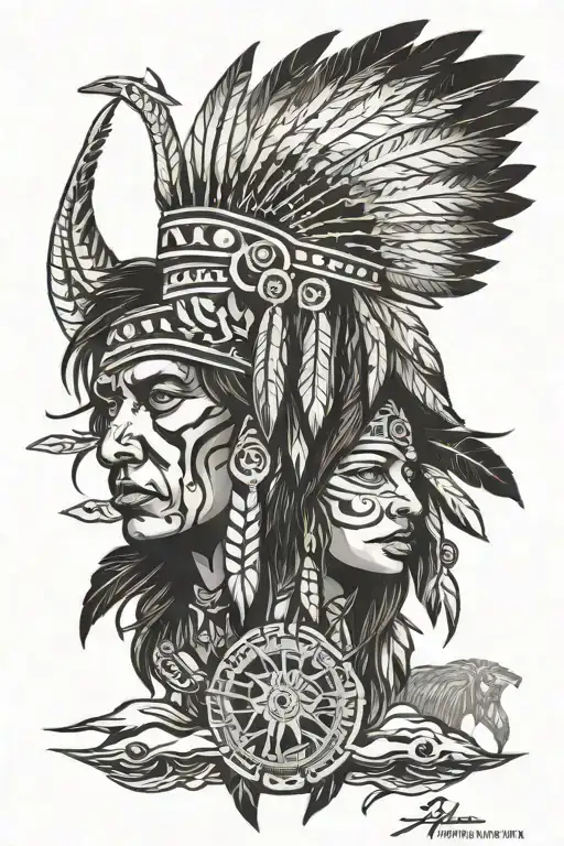 Native American Greg Overton Art Style