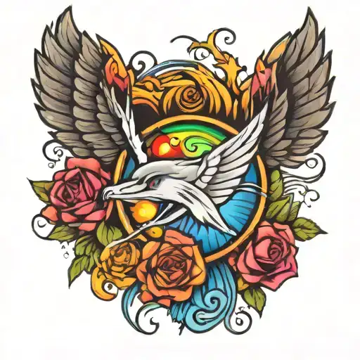 Rainbow Lighting Bolt