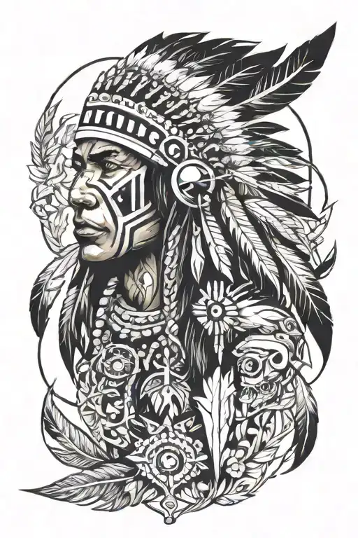 Native American Greg Overton Art Style