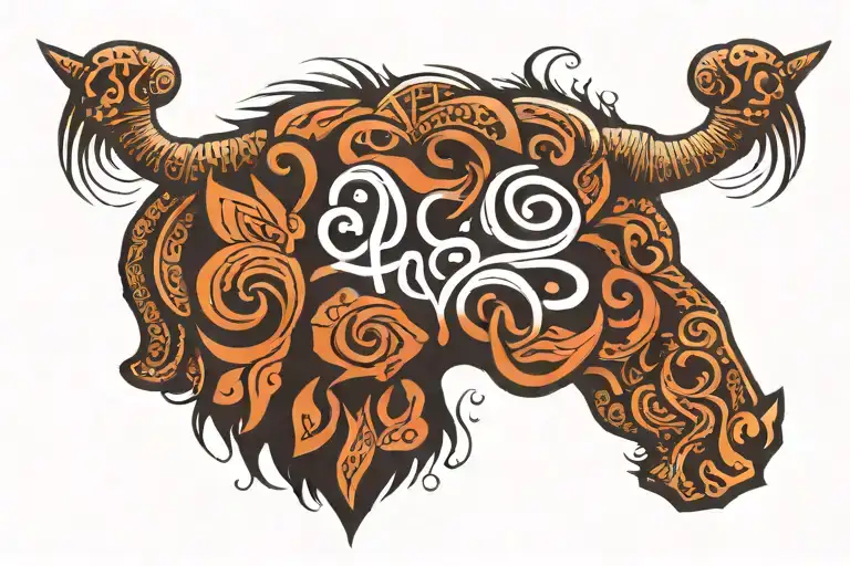 The Words Go One More With A African Symbol That Resembles Strength And Perseverance