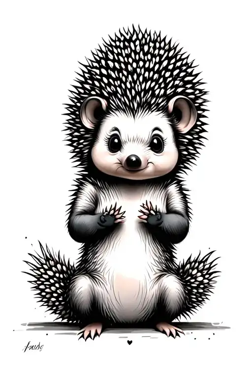Hedgehog Cute Baby