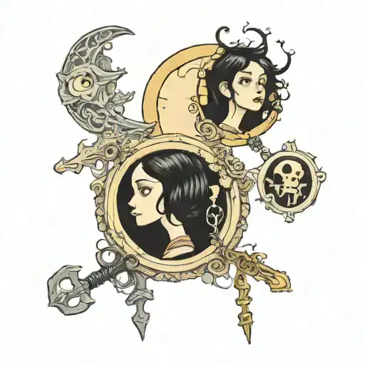 Coraline Key And Moon