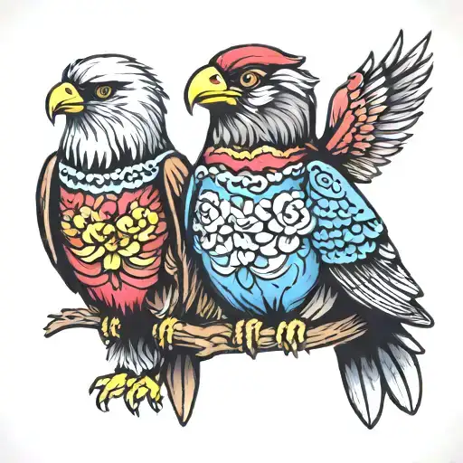 Nesting Doll American Eagle