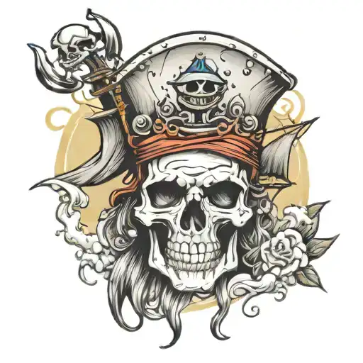 Pirate Ship Island Skullcap