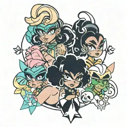 Black Power Puff Girls