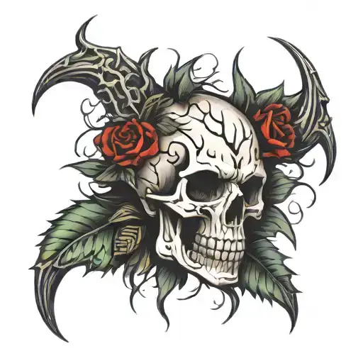 Skull Transgender Thorns