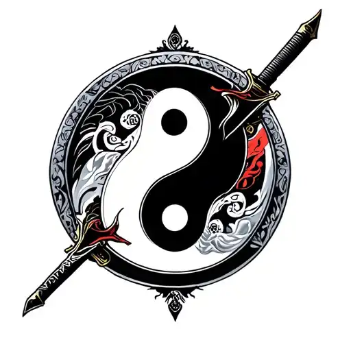 Sword With Yin Yang