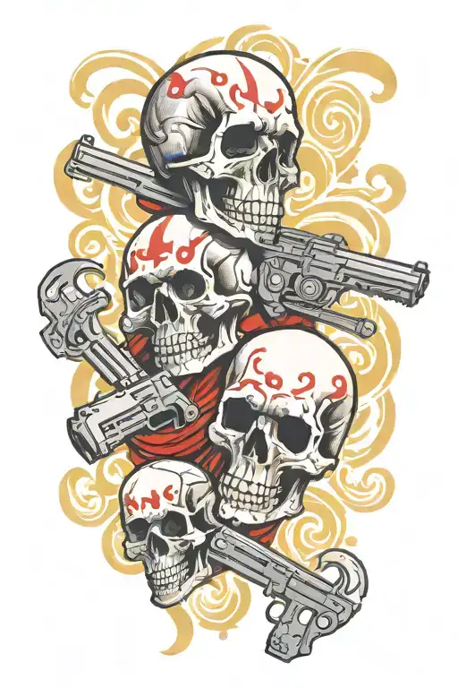 Partisan Football Club And Skulls