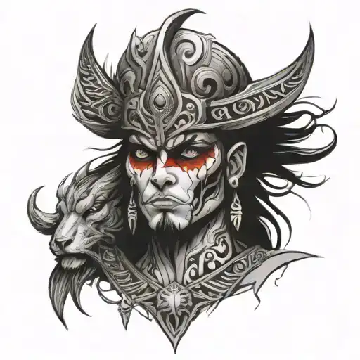 Sober Warrior Face Morphing