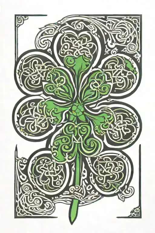 Celtic Fc Four Leaf Clover Leaf
