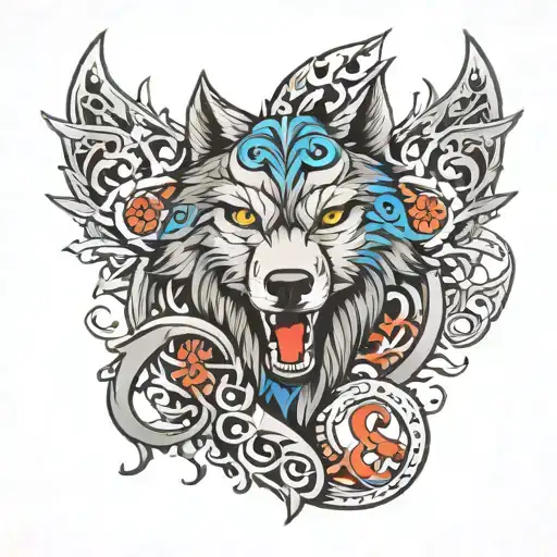 Wolf Inside S And J Letter