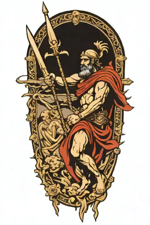 Odysseus With Spear Greek