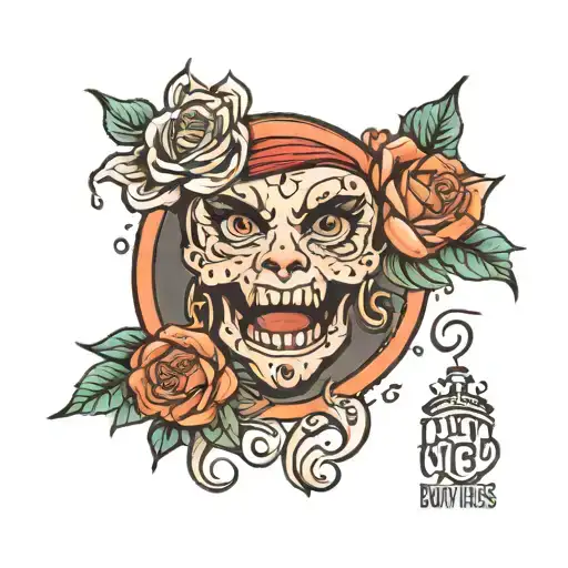 Best Bottom Bitches Cartoon Style