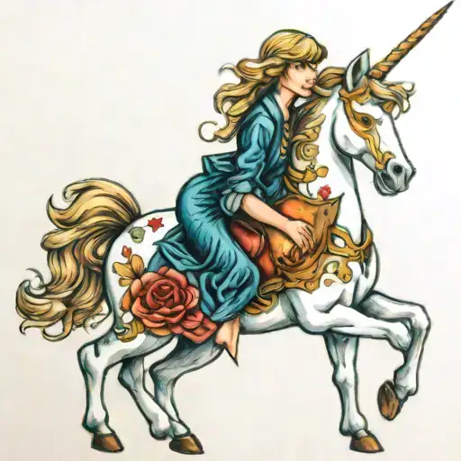 Taylor Swift On A Unicorn In Outer Space