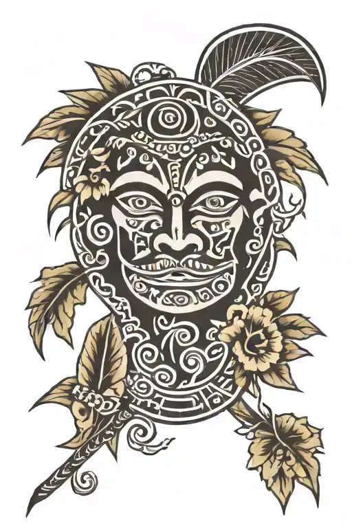 Traditional Pacific Island Black