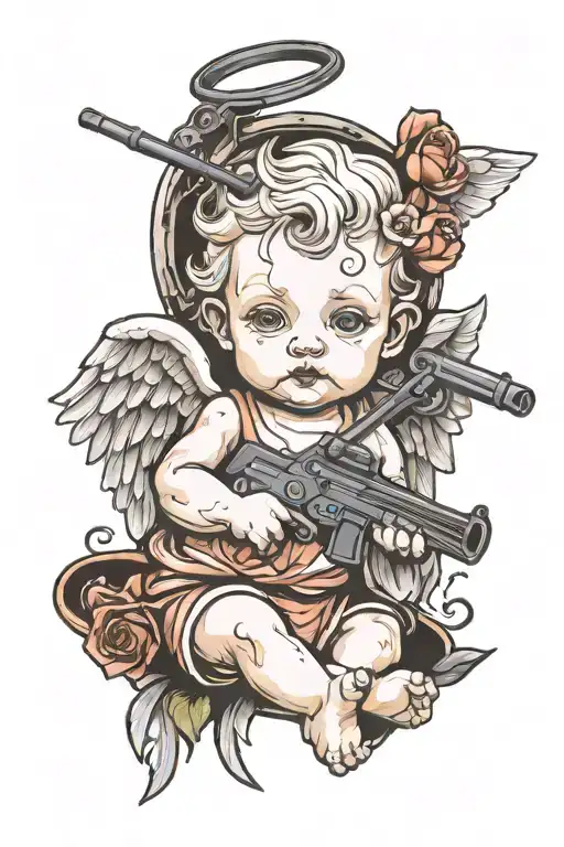Baby Angel With A Shotgun
