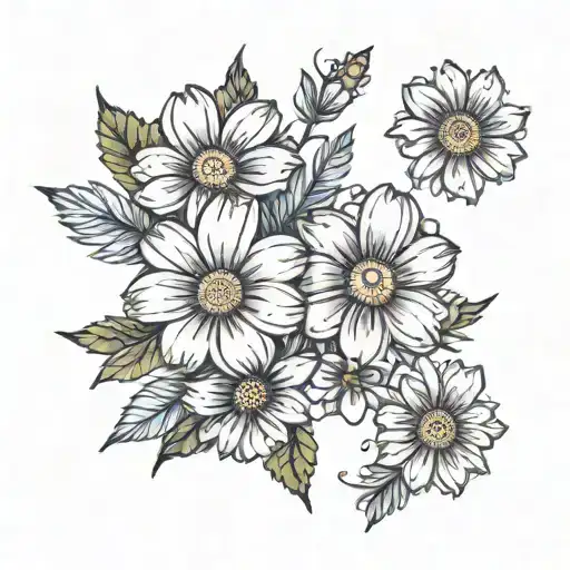 Cosmo And Daisy Flowers