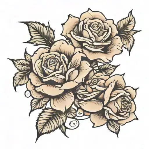 Three Small Rose