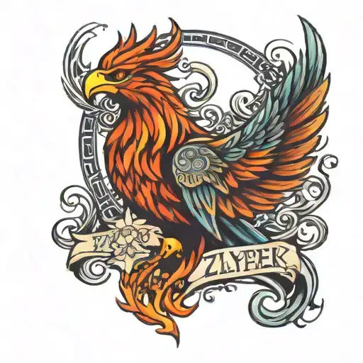 Text 'Zlytepek ' Phoenix Rising