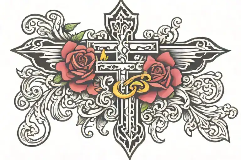 Faith Over Fear With Cross