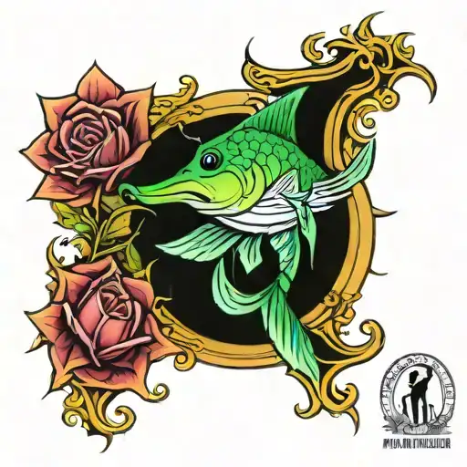 Green Fishing Lure Tribute