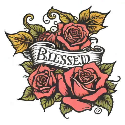 Blessed With Rose Vine