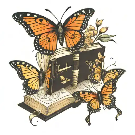 Book Turning Into Butterflies