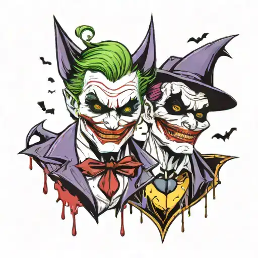 Joker And Batman Bat Designs Inspired