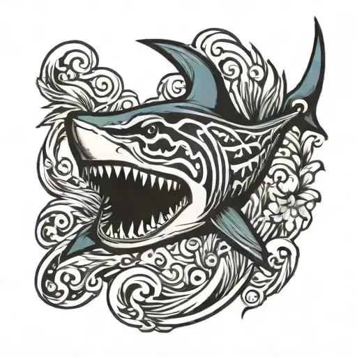 Hawaiian Style Shark