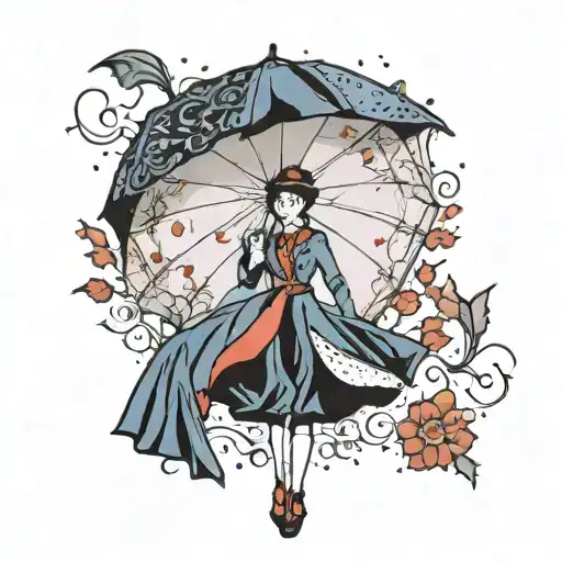 Mary Poppins Umbrella
