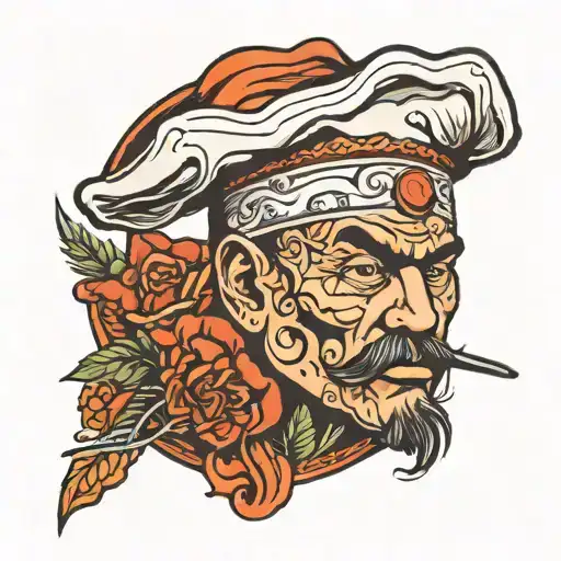 Hear And Chef Hat Sitting