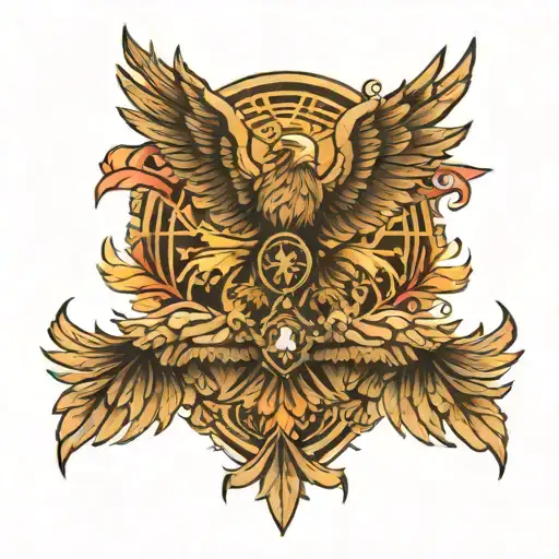 Two Separate Eagle Wings