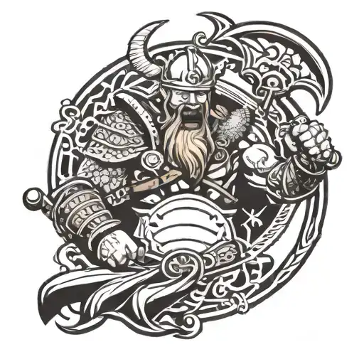 Viking Warrior Yelling