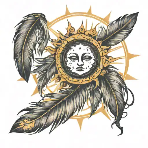 Sun And Feathers