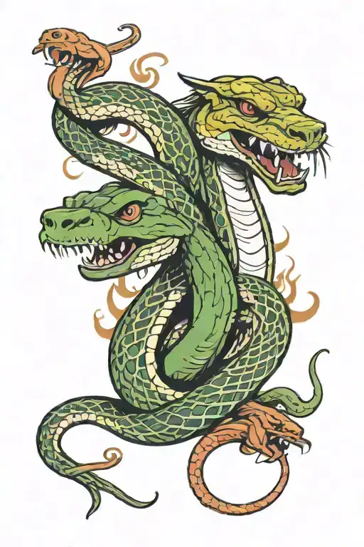 Snake And Dog Fighting