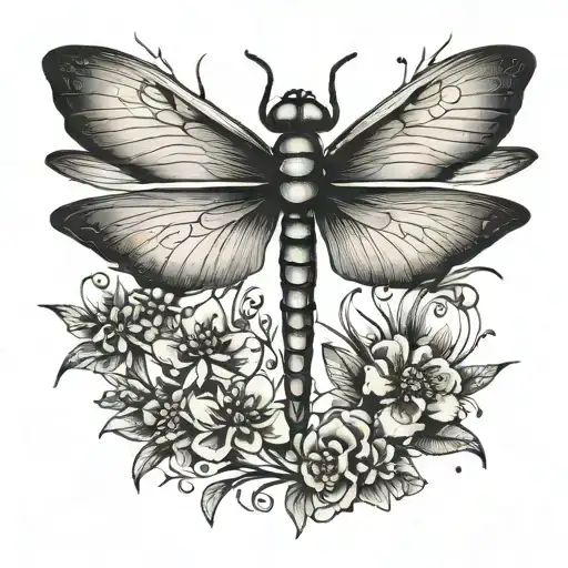 Dragonfly And Needle