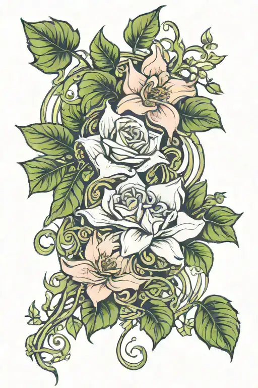 Ivy And Lily Intertwined