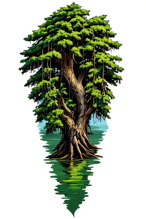 Louisiana Swamp Cypress Tree