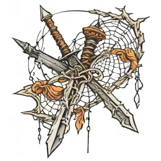 A Sword In Cobwebs And Barbed Wire