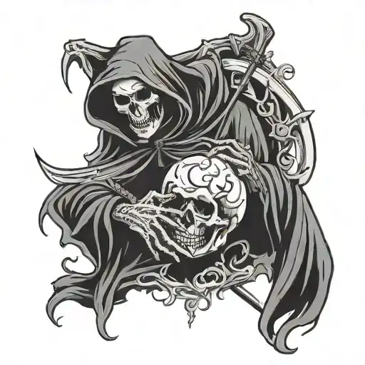Grim Reaper Holding World
