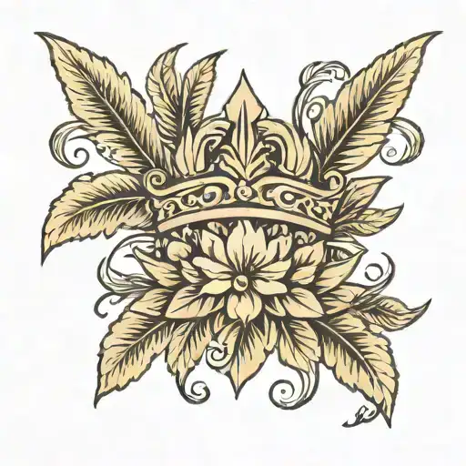 Laurel Crown Gold