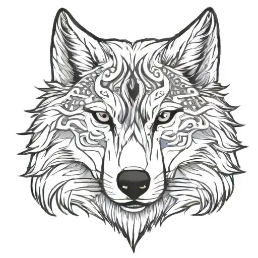 White Wolf Head