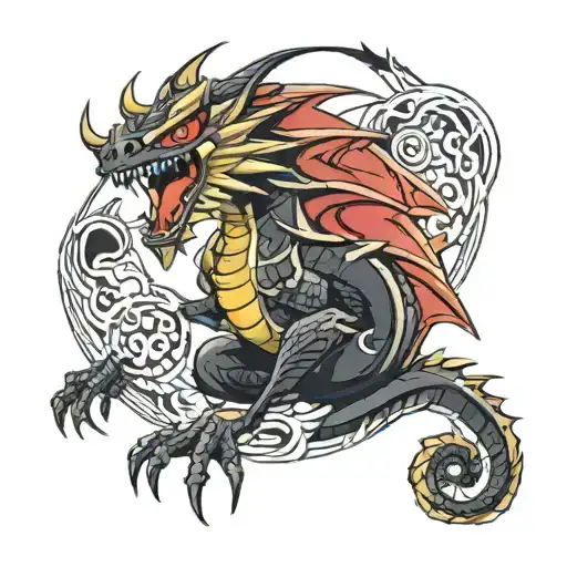 Yugi-oh The Black Dragon With Red Eyes